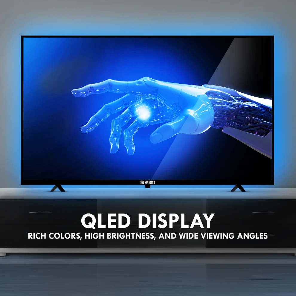 KB ELEMENTS 43" QLED 4K Smart TV WebOS, Frameless Design (ELT43WQ8DE) - 4