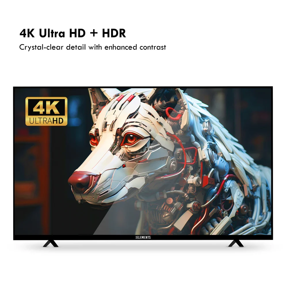 KB ELEMENTS 55" QLED 4K Smart TV WebOS, Frameless Design (ELT55WQ8DE) - 4