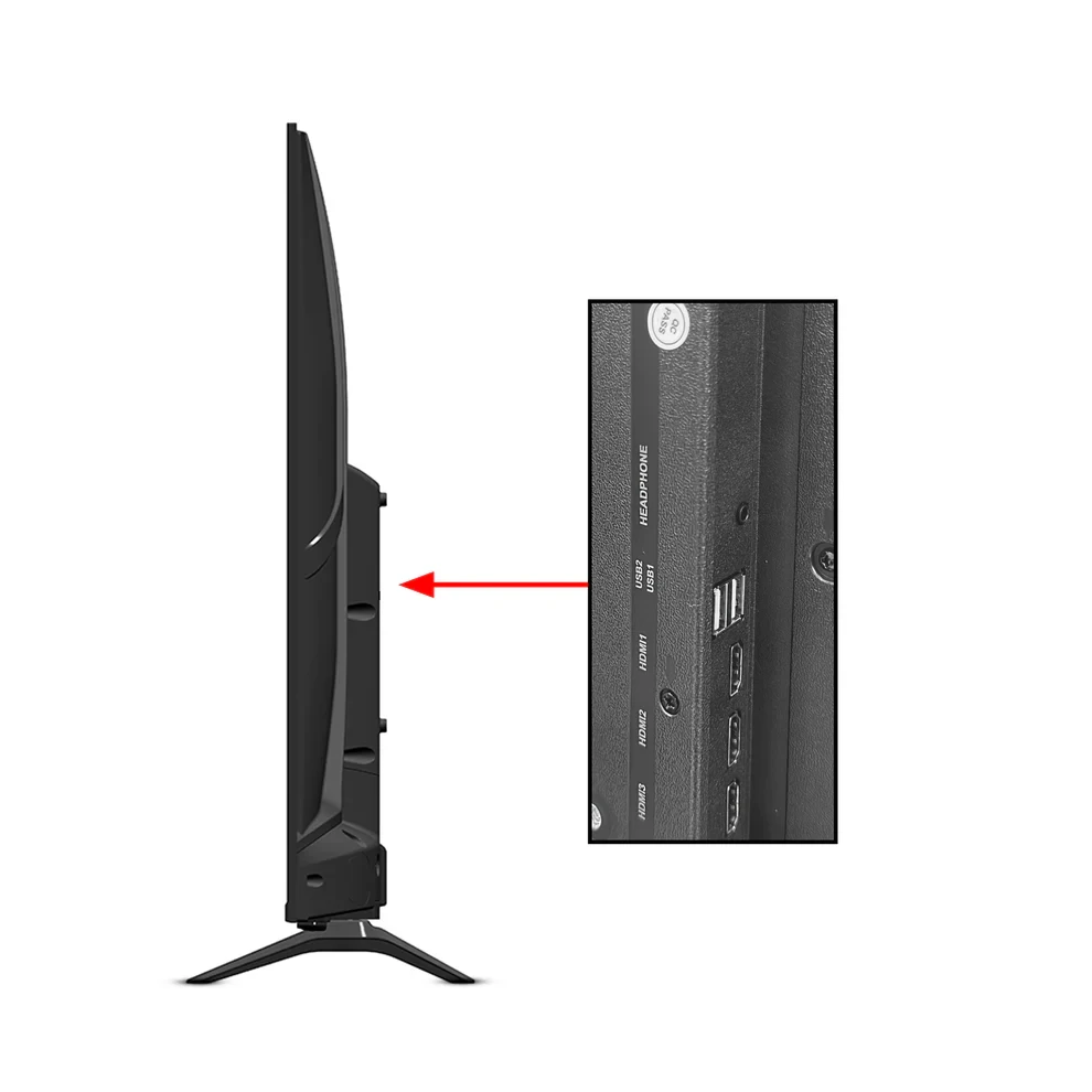 KB ELEMENTS 55" QLED 4K Smart TV WebOS, Frameless Design (ELT55WQ8DE) - 9