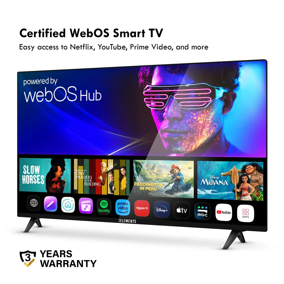 KB ELEMENTS 55" QLED 4K Smart TV WebOS, Frameless Design (ELT55WQ8DE) - 2