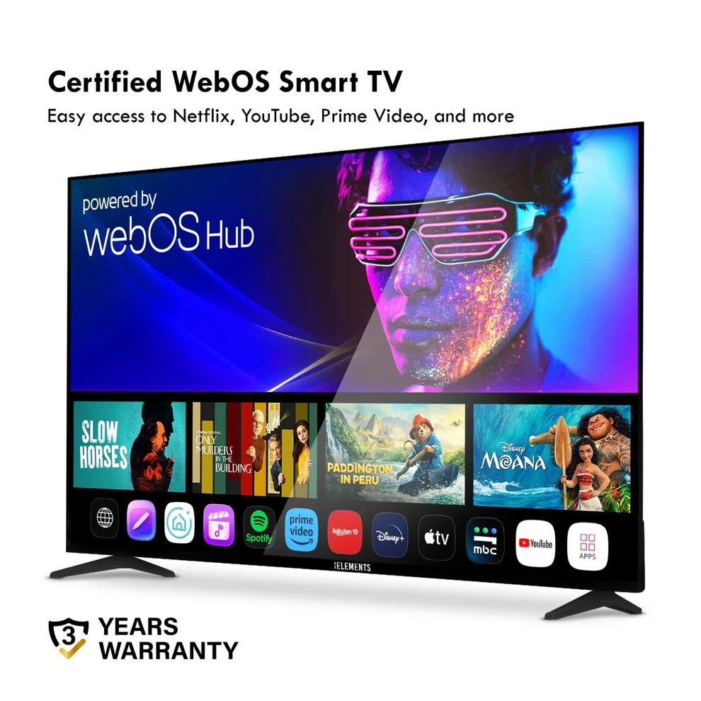 KB ELEMENTS 75" QLED 4K Smart TV WebOS, Frameless Design (ELT75WQ8DE) - 2