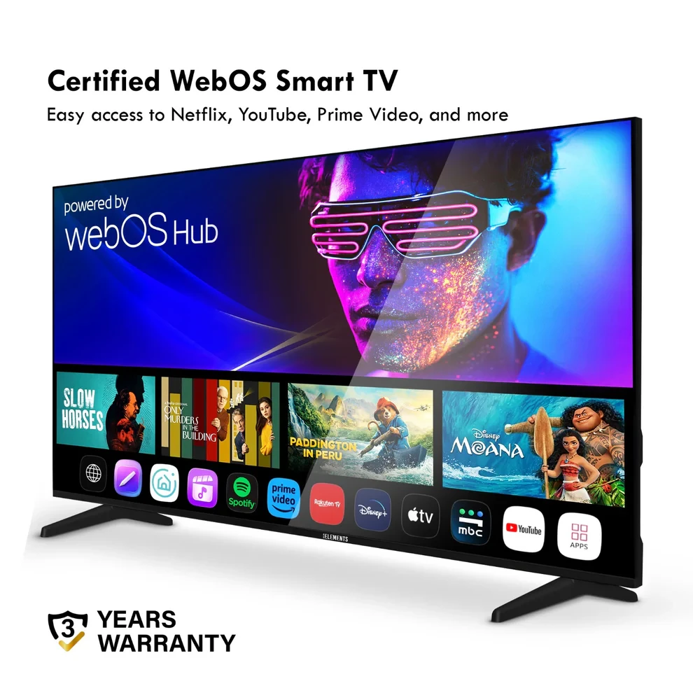 KB ELEMENTS 85" QLED 4K Smart TV WebOS, Frameless Design (ELT85WQ8DE) - 2