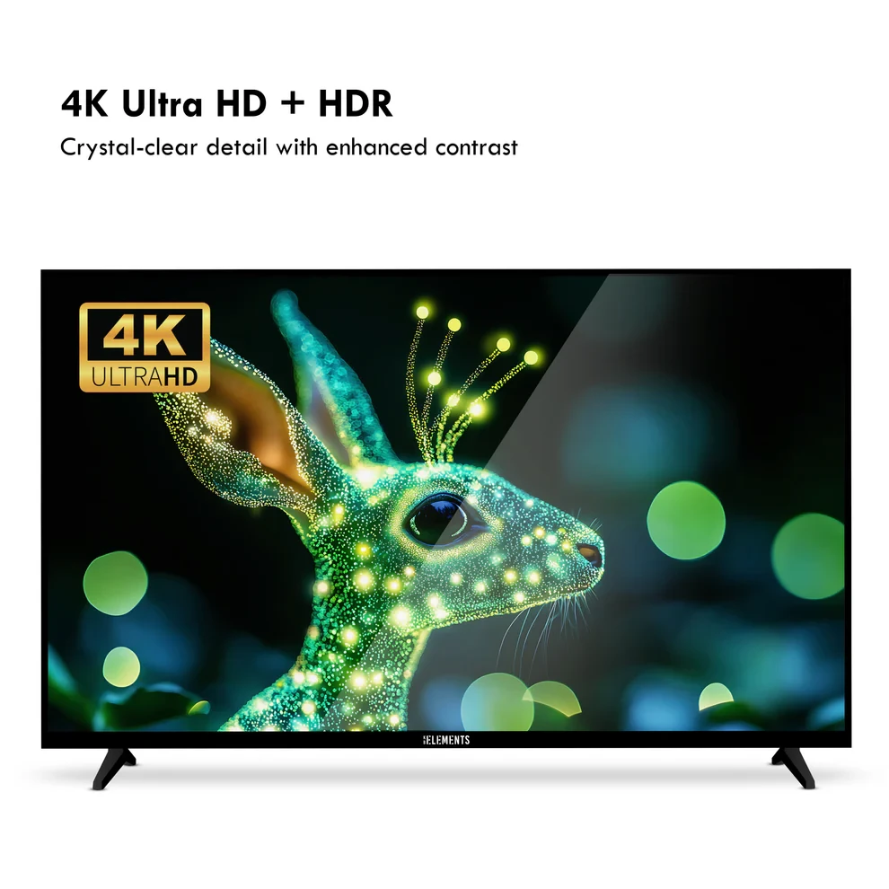 KB ELEMENTS 85" QLED 4K Smart TV WebOS, Frameless Design (ELT85WQ8DE) - 4