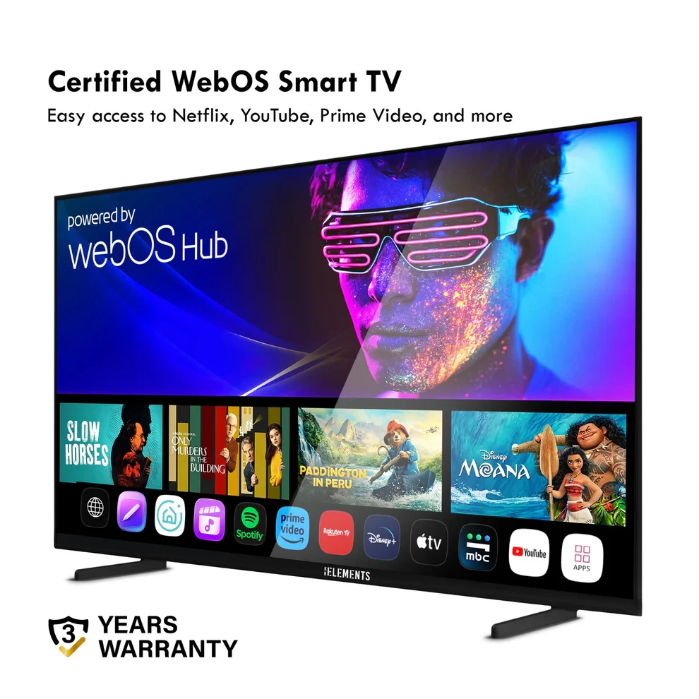KB ELEMENTS 100" QLED 4K Smart TV WebOS, Frameless Design (ELT100WQ8DE) - 2