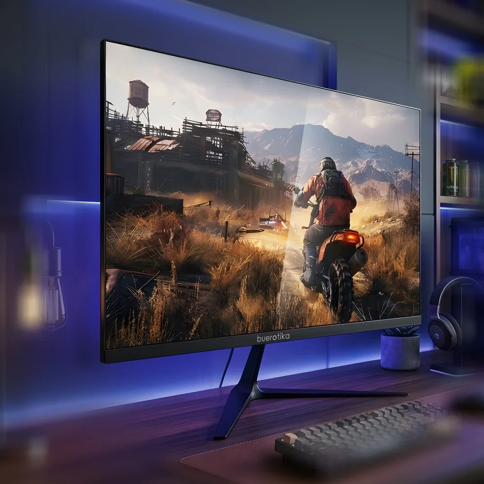 BUEROTIKA B27M2 27" IPS Full HD Monitor – 165Hz, 3ms, DP, Dual HDMI, Speakers - 3