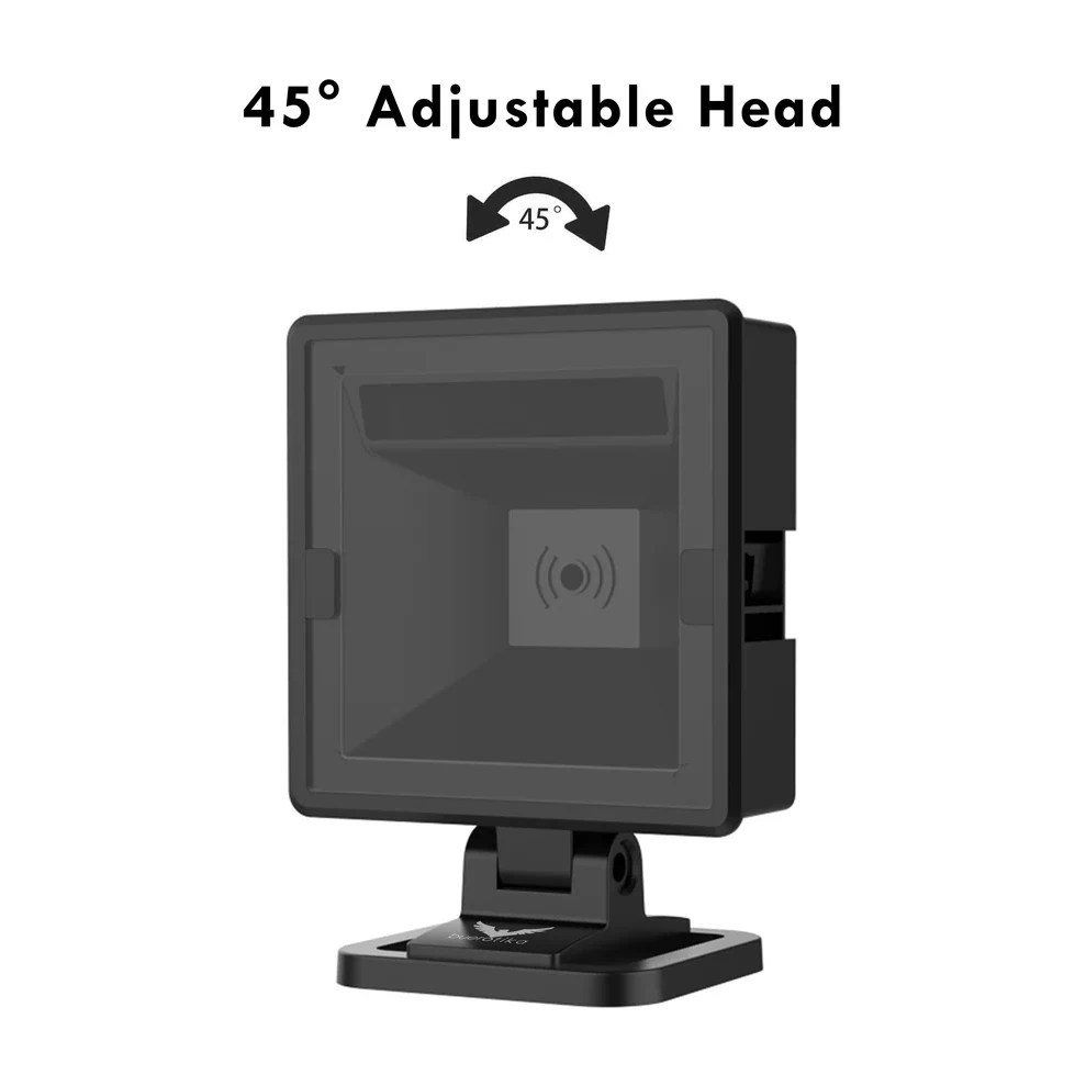 BUEROTIKA BS106D USB 2D Desktop Barcode Scanner – Auto Sensing, High-Speed ARM Processor - 7