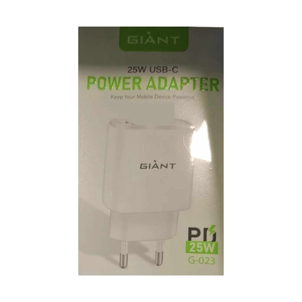 GIANT 25W USB-C Fast Power Adapter (G-023)