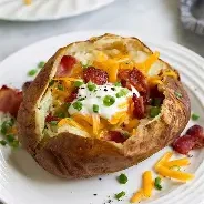 baked potato (grill in)