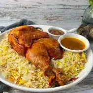 نص فروج عالغاز مع رز (extra toum)