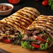Chicken Turkish Shawarma Sandwich (extra Toum)