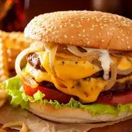 Cheese Burger (extra Toum)