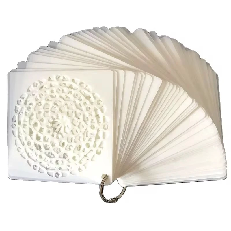 mandala flower series painting template