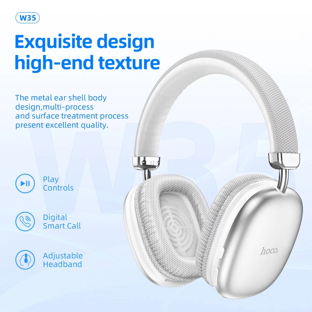 HOCO W35 COMFORTABLE WIRELESS HEADPHONE 90H - 2