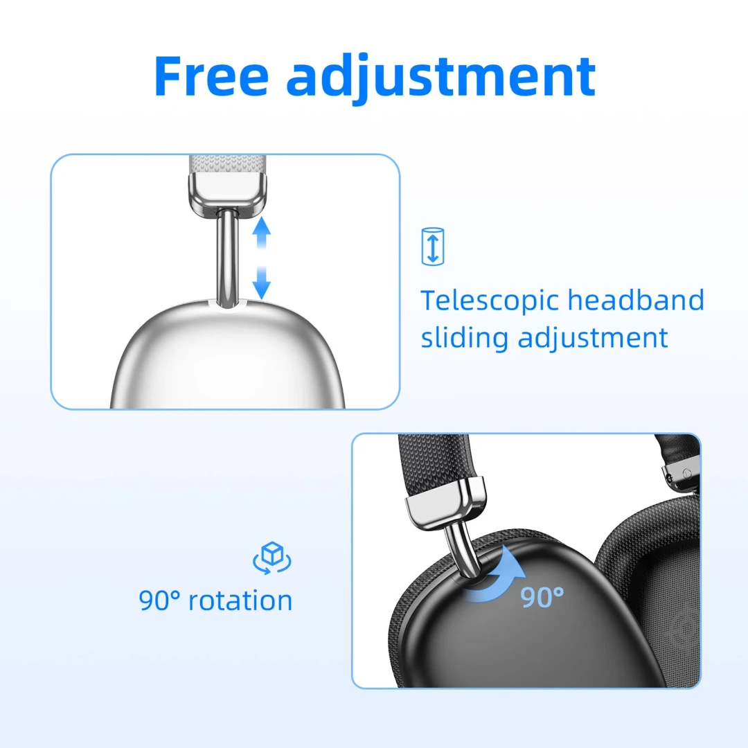 HOCO W35 COMFORTABLE WIRELESS HEADPHONE 90H - 4