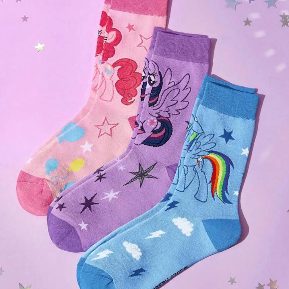 My Little Pony Girls Ankle Socks - Pack of 3