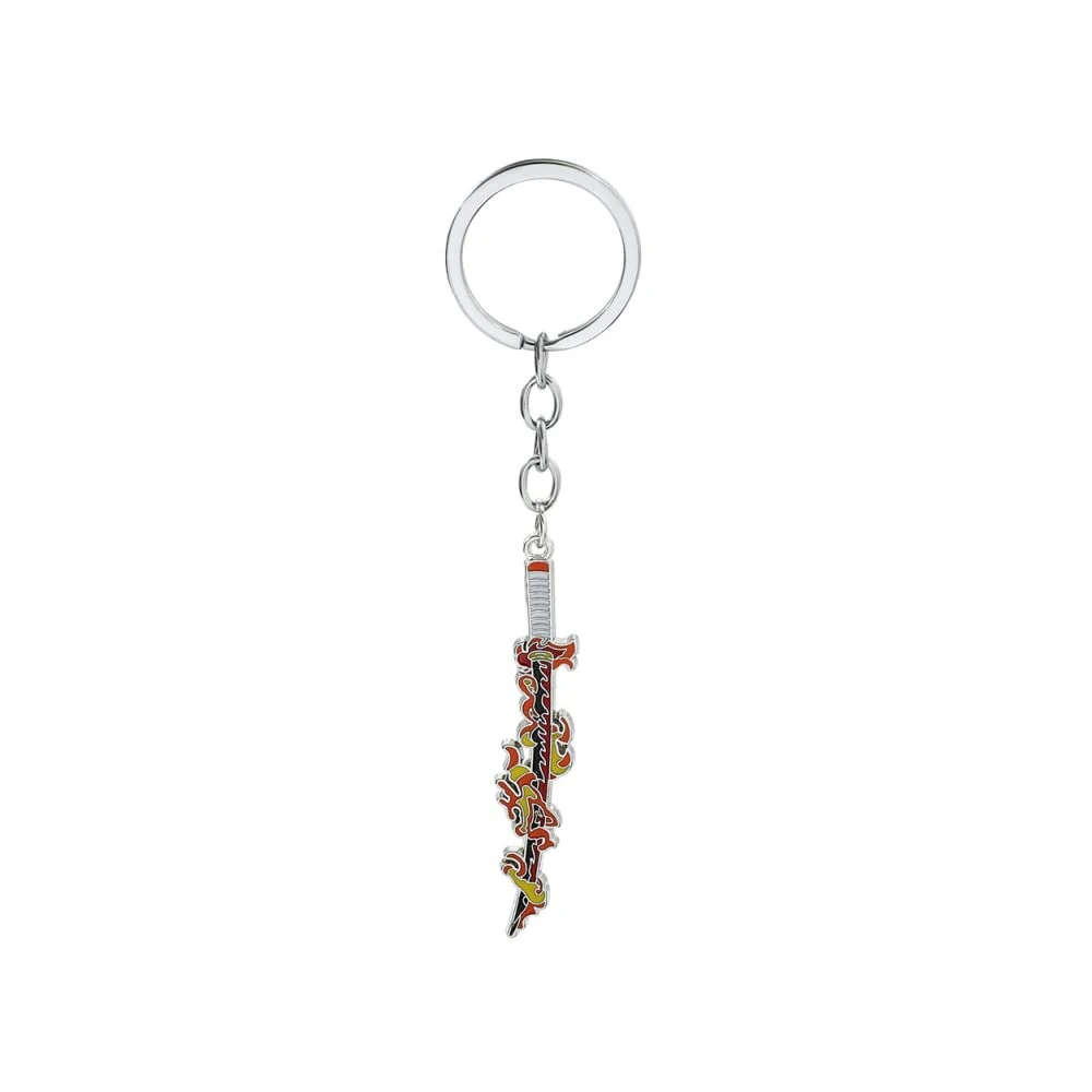 Hot-Blooded Anime Cartoon Keychain