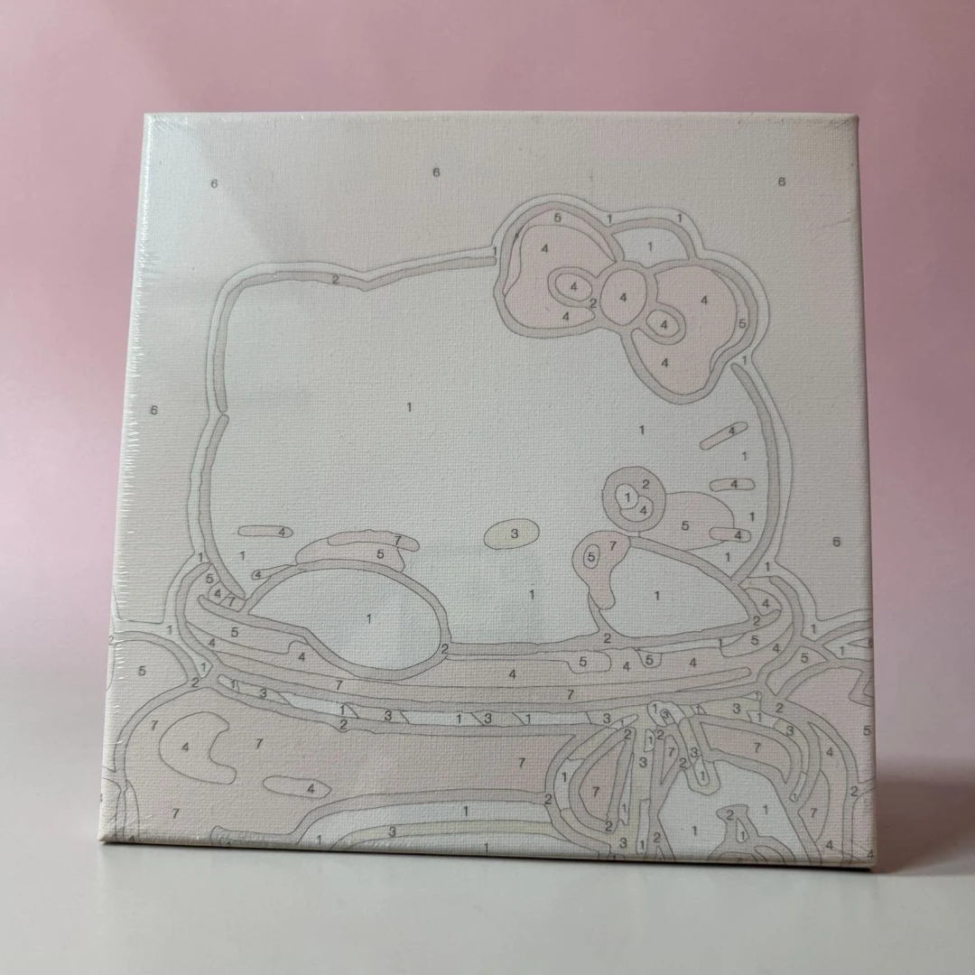 Paint By Numbers On Canvas With Brush 20cm * 20cm - 3