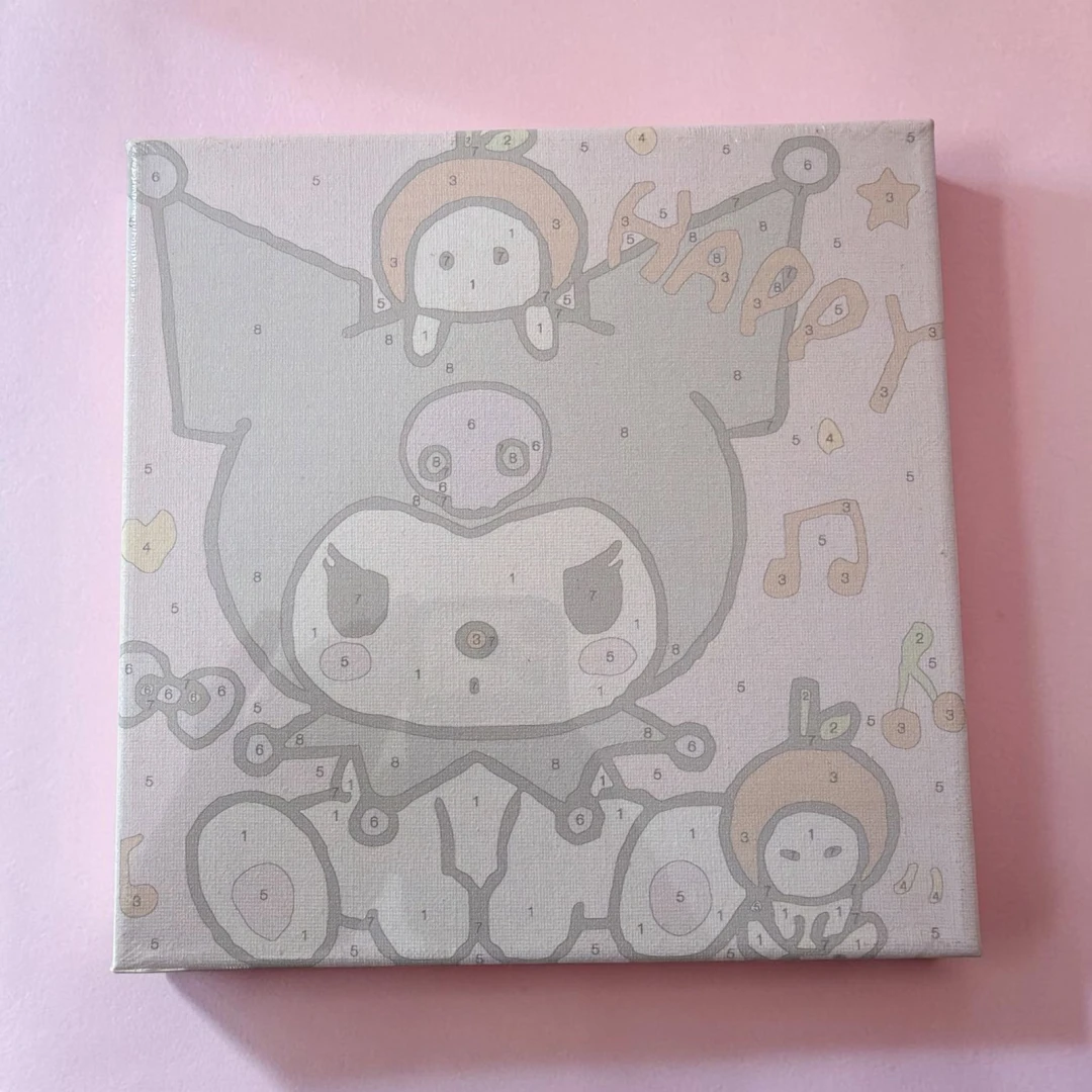 Paint By Numbers On Canvas With Brush 20cm * 20cm - 6