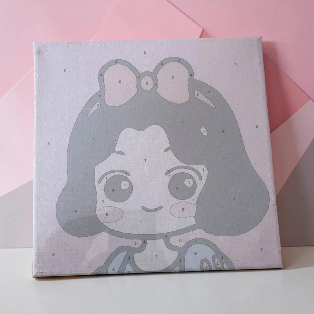 Paint By Numbers On Canvas With Brush 20cm * 20cm - 7