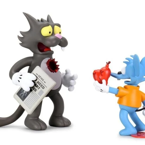 The Simpsons Itchy and Scratchy Figure Set by kidrobot