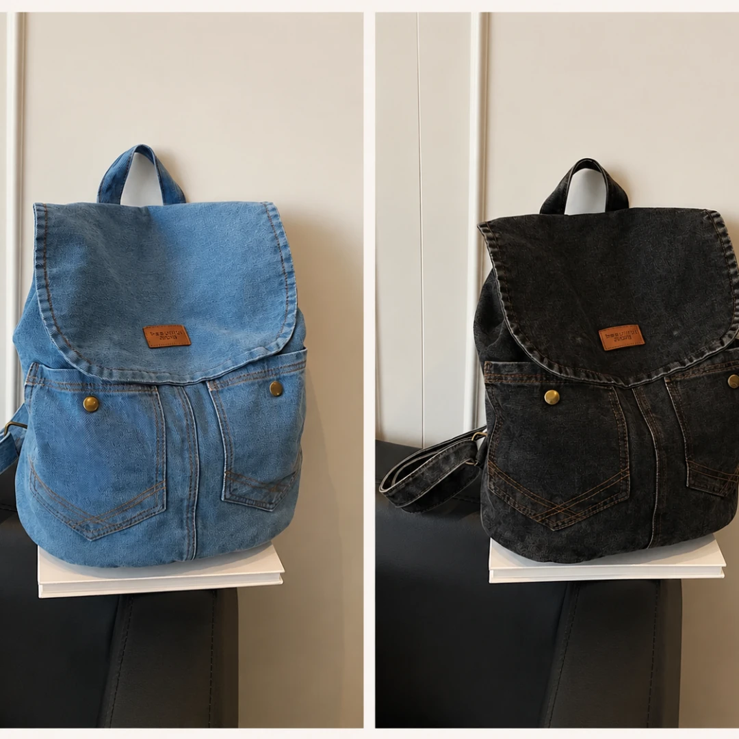 Vintage Jeans Backpack 8027