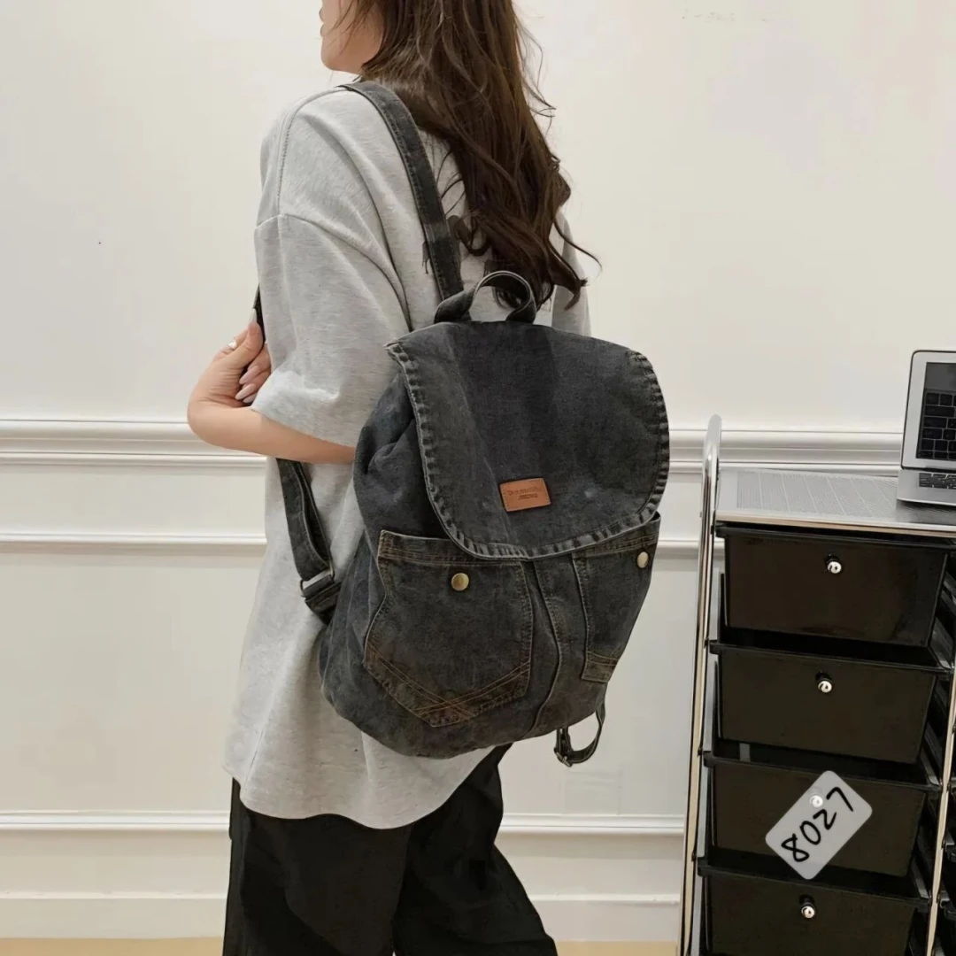 Vintage Jeans Backpack 8027 - 3