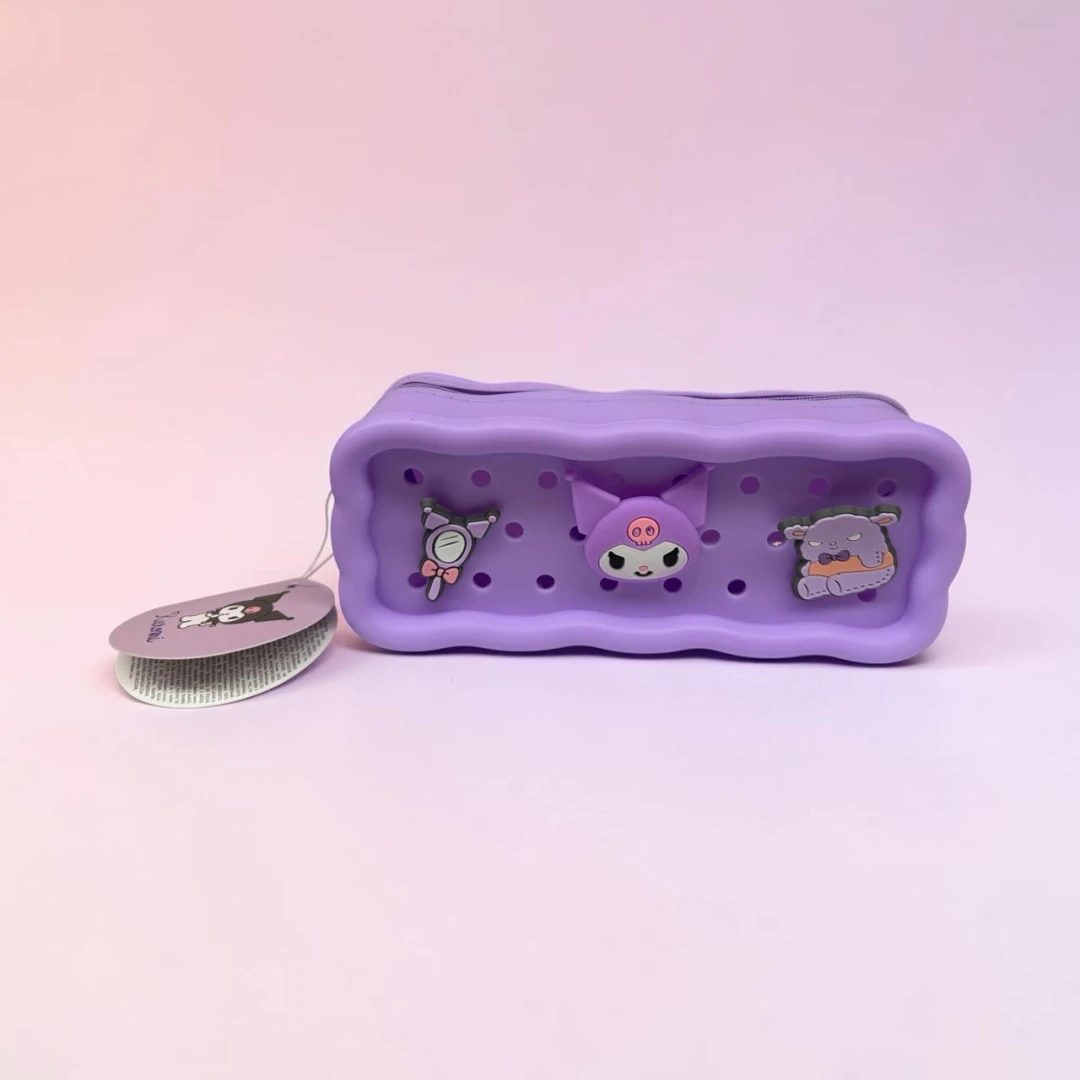 Kuromi Silicon Pouch with Charm