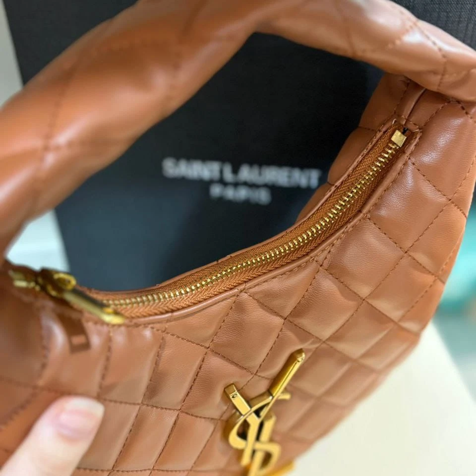 Velvet Quilted YSL Bag 6305 - 4