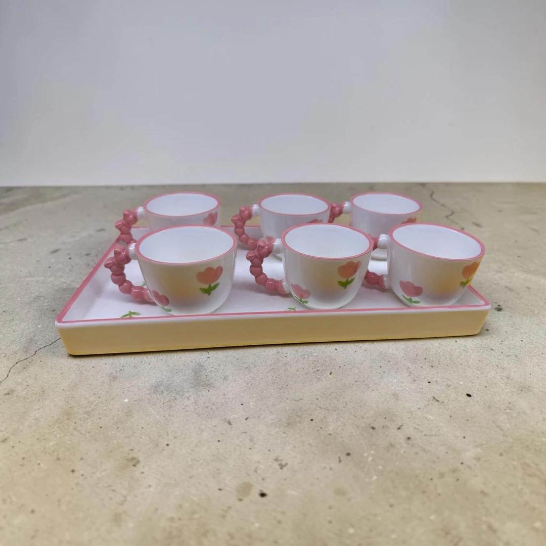 Coffee Cups With Tray