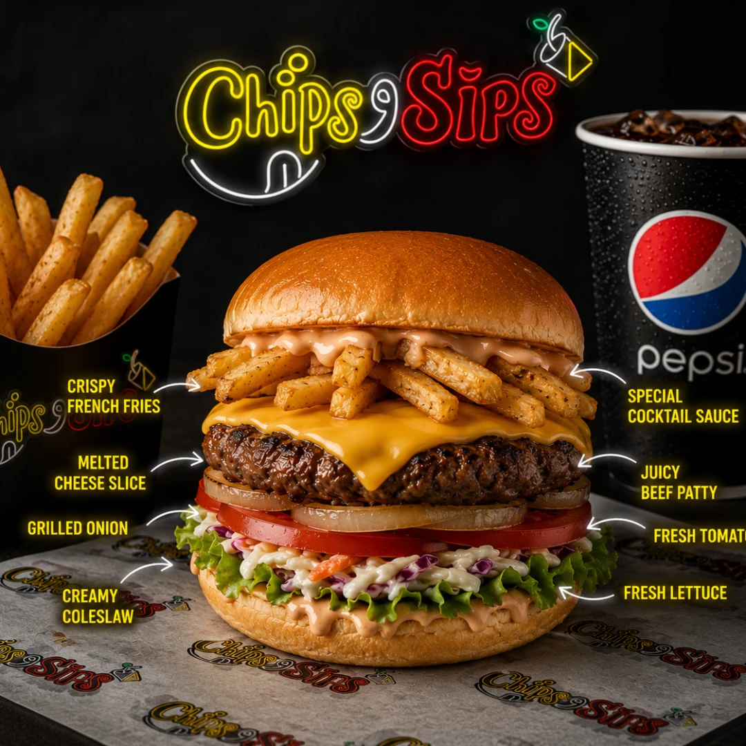 Cheese Burger Combo