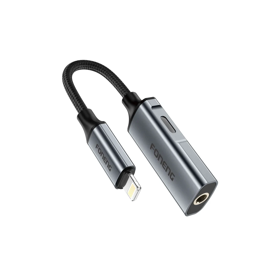 FONENG BM32 2 IN 1  AUDIO CABLE LIGHTNING - 2
