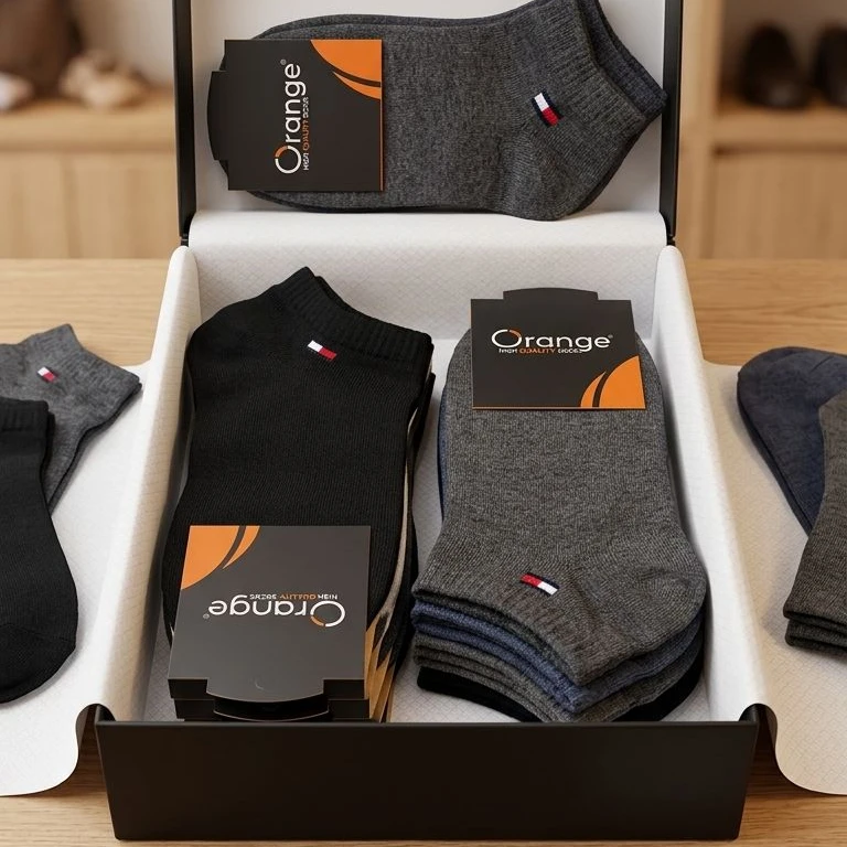 Men Socks Grey