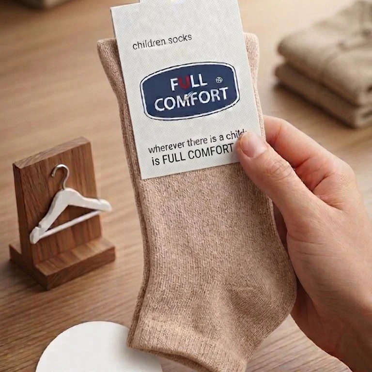 Kids Socks Beige