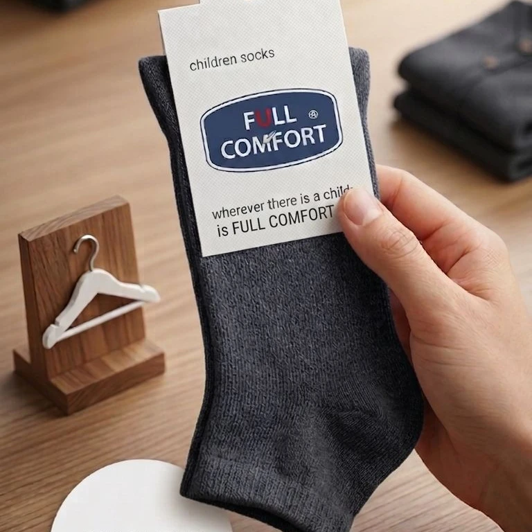 Kids Socks Dark Grey