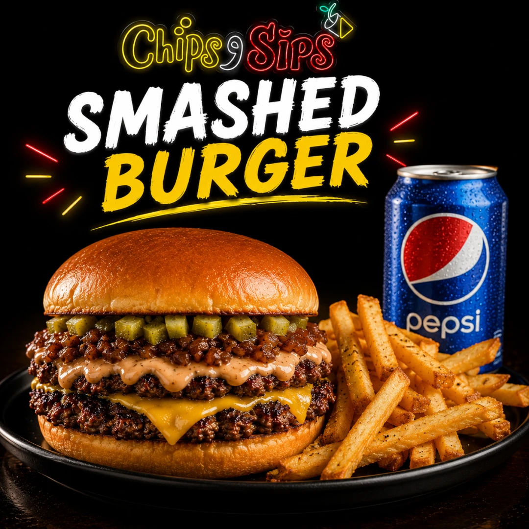Double Smash Burger Combo