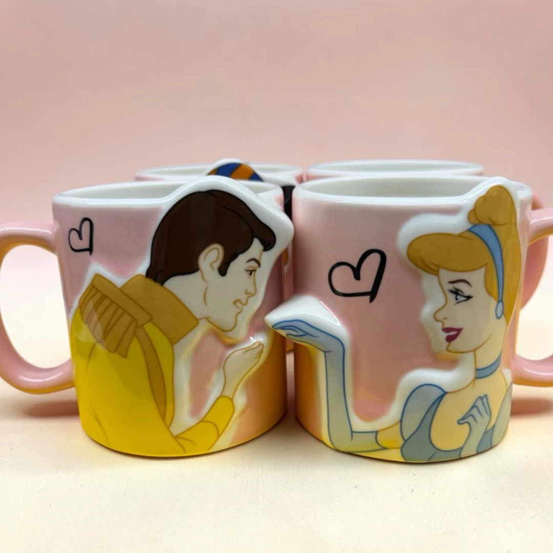 Disney Princes And Princesses Couple Mugs - 5