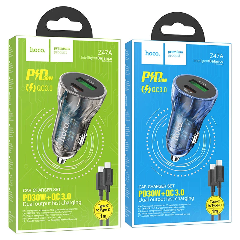HOCO Z47A CAR CHARGER PD30W