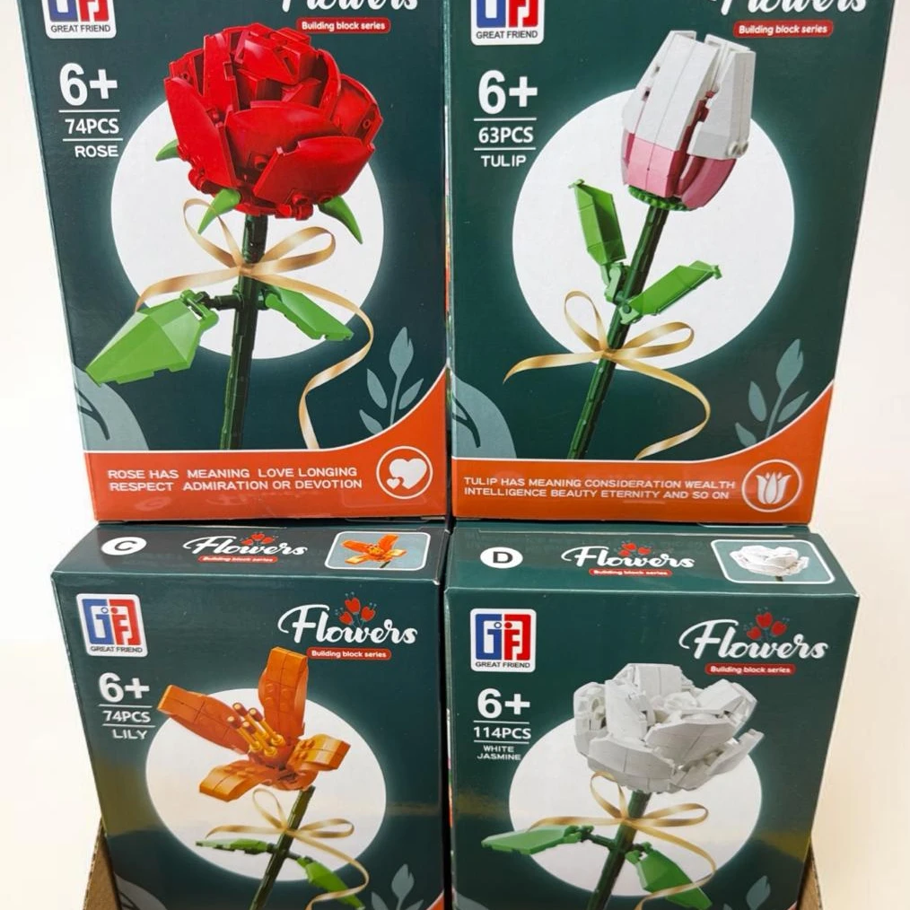 Great Friend Building Block - Flower Kits