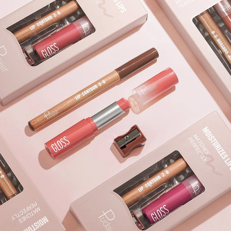 Waterproof lip stick set