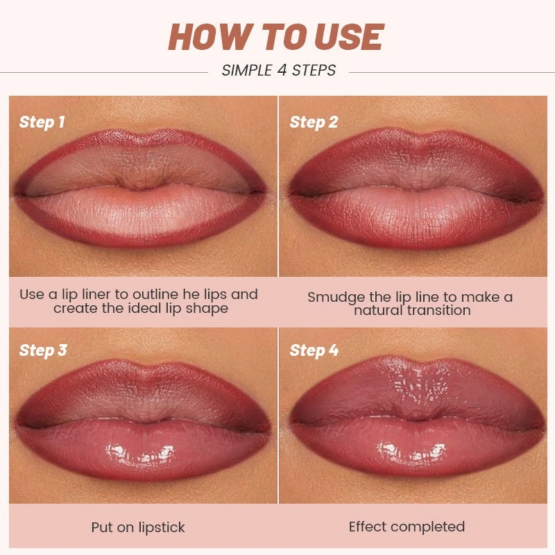 Waterproof Lip Stick Set - 2