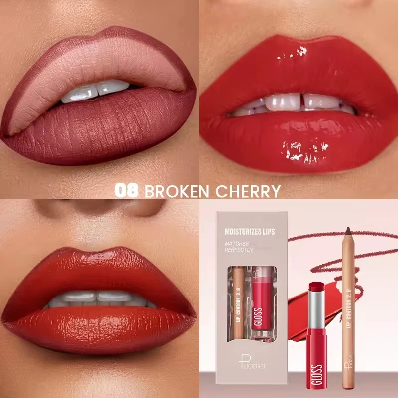 Waterproof Lip Stick Set - 3