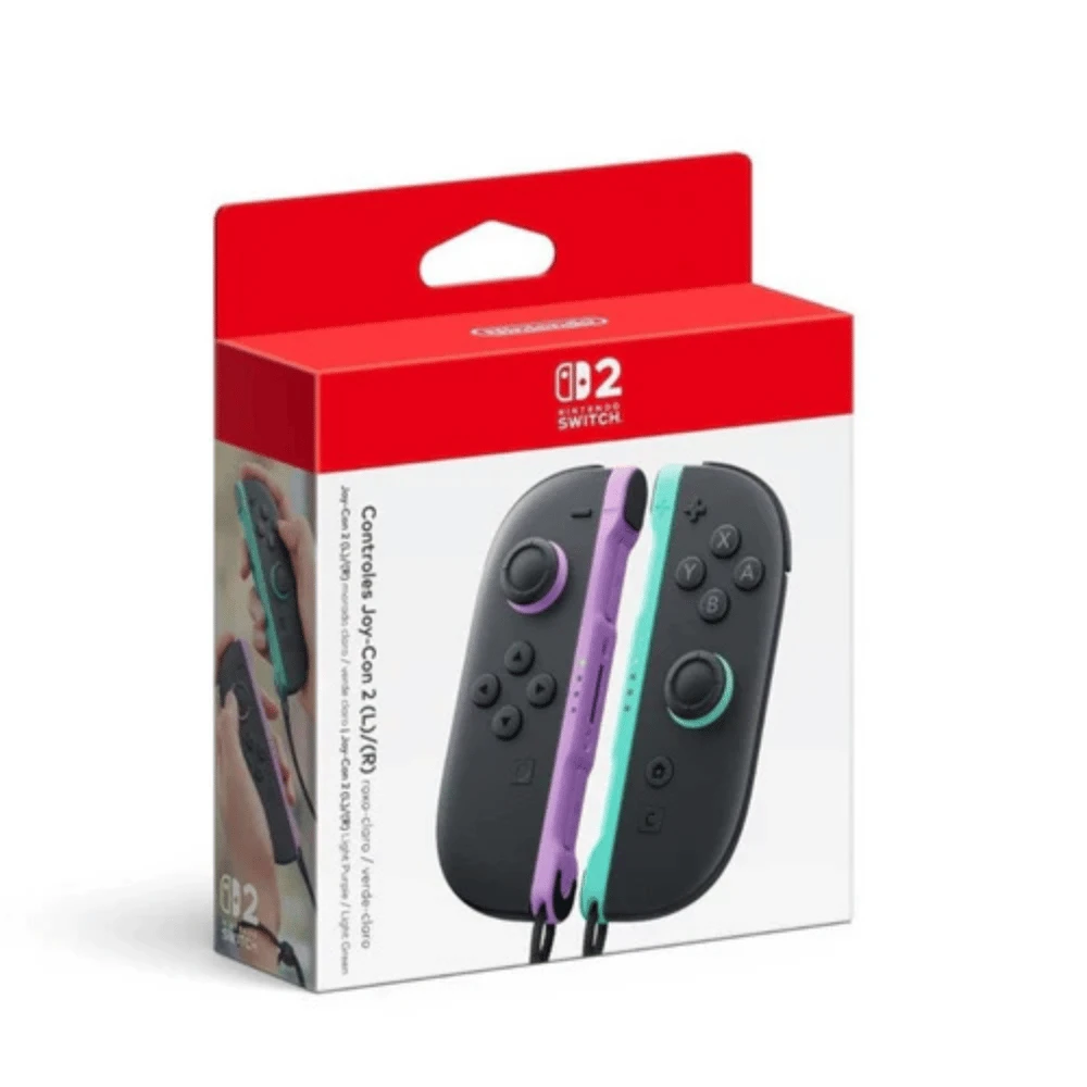 Nintendo Switch 2 JoyCon 2 Pair - Light Purple and Light Green