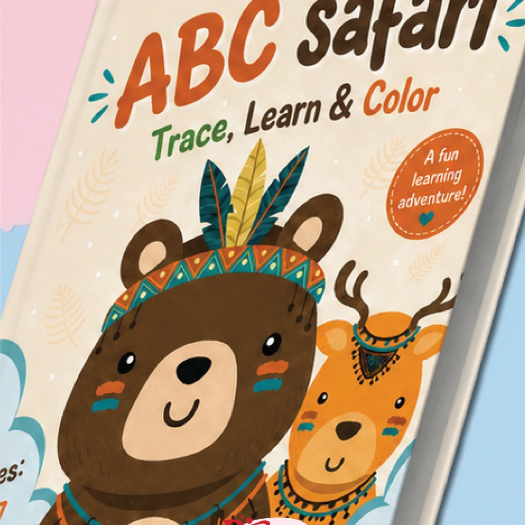 ABC Safari Trace, Learn & Color Alphabet Tracing Workbook