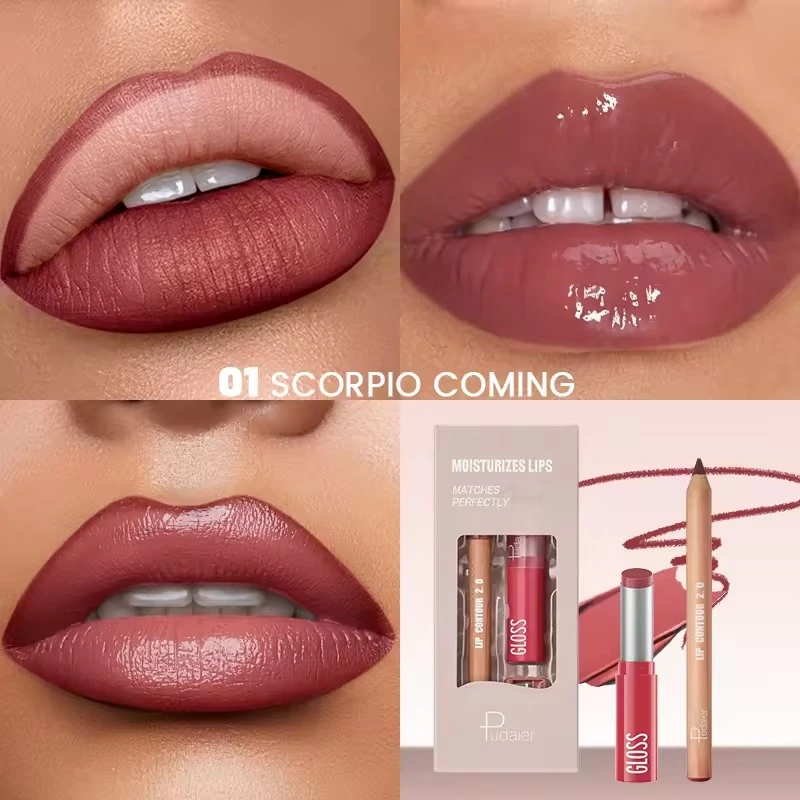 "Scorpio Set "Waterproof Lip  Combo