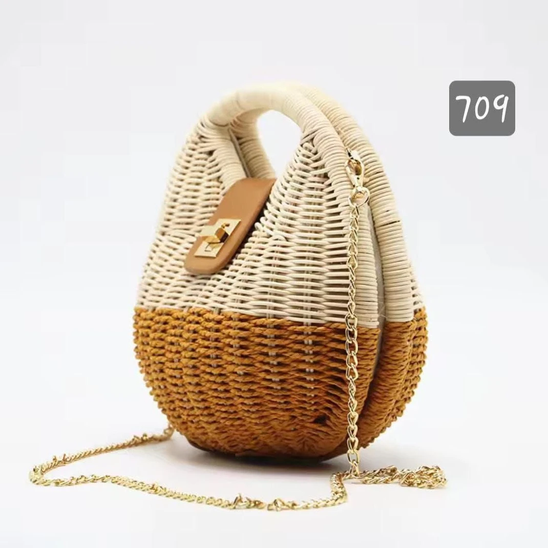 Summer Woven Round Bag 709 - 2