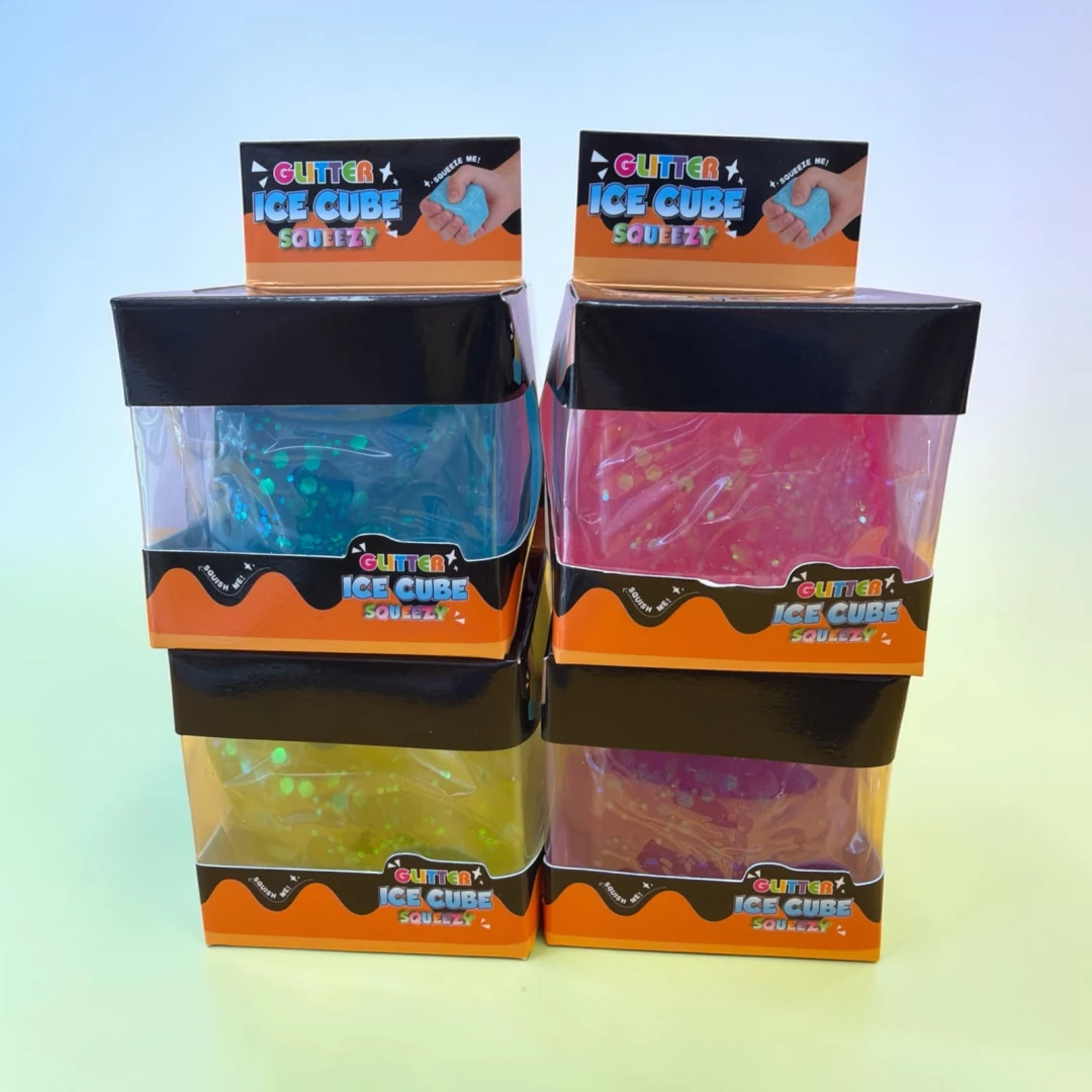 Glitter Ice Cube Squeezy