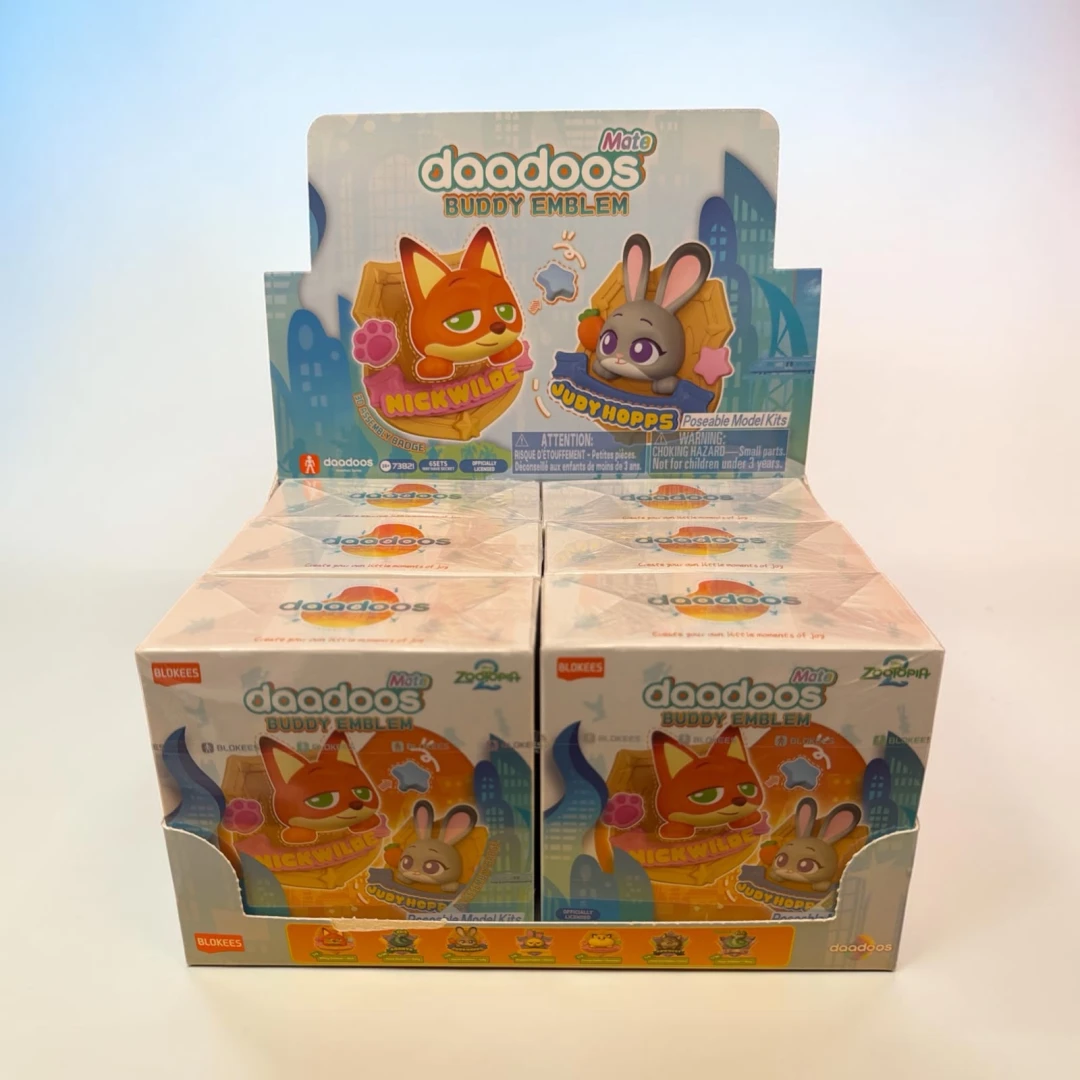 Blokees Daadoos Zootopia Buddy Emblem Blind Box Collectible Figures - MATESeries 01