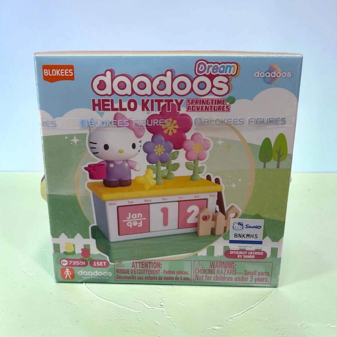 Blokees Daadoos Hello Kitty Blind Box Collectible Figures - Springtime Adventures Series