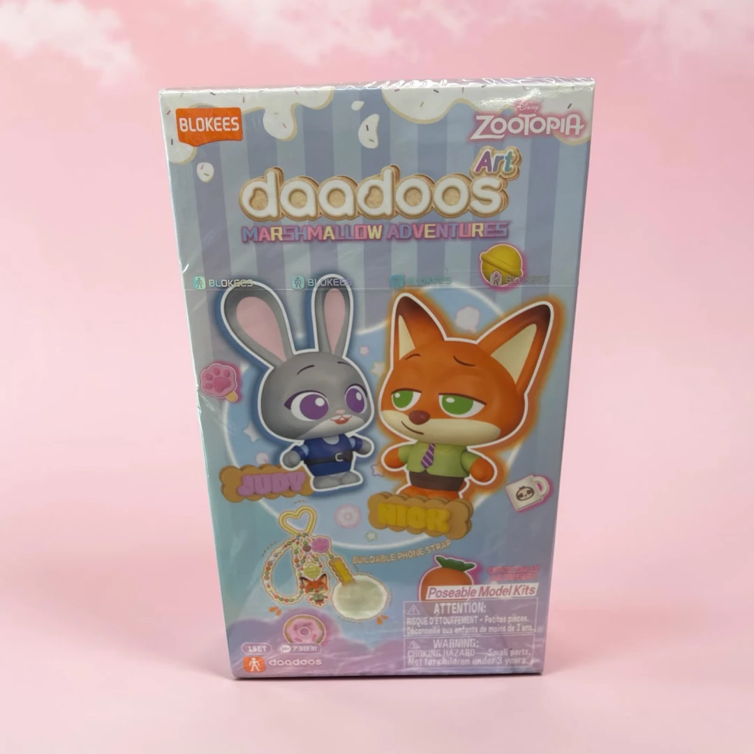 Blokees Daadoos Art Series Zootopia Blind Box Collectible Figures - Marshmallow Adventures Series