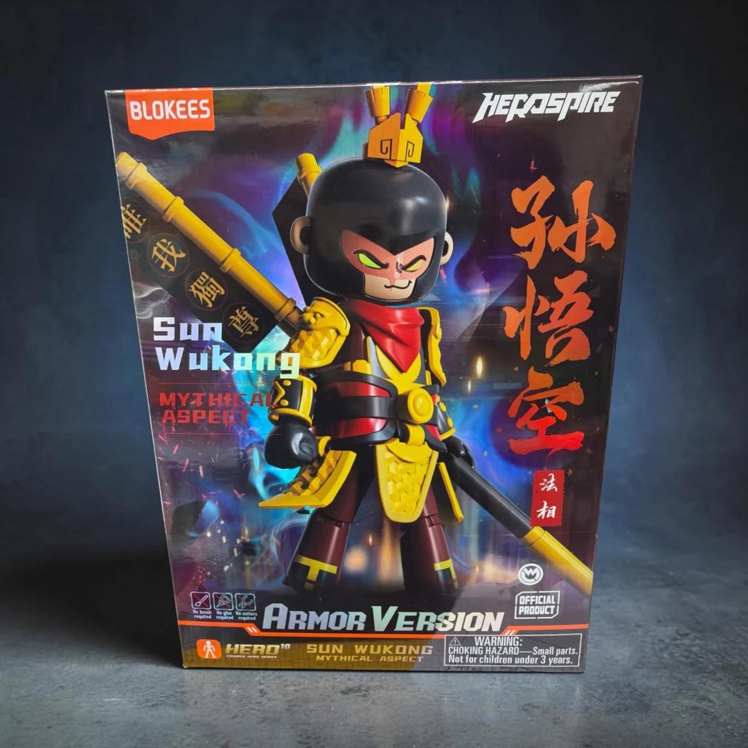 Blokees Herospire Armor Version 05 Blind Box Collectible Figures, Ft. Sun Wukong